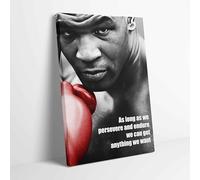 Mike Tyson Quotes Boxing Icon Stretched Canvas Modern Wall Art Picture Print Boxing Fans Home Gym Office Hotel Decoration Multiple sizes Ready to Hang 12x18inch / 31x46cm