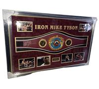 Mike Tyson Signed Belt LUXURY FRAMING and Certificate of Authentication