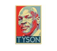 Mike Tysons Portrait Pop Art Home Motivational Wall Art Fitness Gym Theme Canvas Painting Canvas Wall Decorations Family Saying Quotes Painting Artwork Frame 12x18inchs(30x45cm)