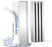 MIKEDE Neodymium Magnets, 5 Pack Super Strong Magnets Bar, Waterproof Heavy Duty Magnets with Adhesive Backing, Rare Earth Small Magnets Strips for Fridge, DIY, Craft, Science - 60x10x3 mm