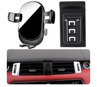 MikeHam Car Phone Holder for Land Rover Range Rover Sport Auto Accessories [Only for 2014-2017 Range Rover Sport] [Auto Lock Hands Free Cell Phone Mount Car fits for iPhone & All Smartphones]