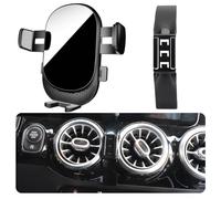 MikeHam Car Phone Holder for Mercedes Benz GLA-Class Auto Accessories [Only for 2021-2024 Benz GLA-Class] [Auto Lock Hands Free Cell Phone Mount Car fits for iPhone & All Smartphones]