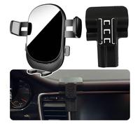 MikeHam Car Phone Holder for Porsche Panamera Auto Accessories [Only for 2010-2016 Panamera] [Auto Lock Hands Free Cell Phone Mount Car fits for iPhone & All Smartphones]