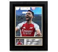 Mikel Merino Signed Autograph Poster Print - Arsenal F.C. - Spain Football Memorabilia - Gift for Fans & Collectors, A3 Poster Print (420x297mm)