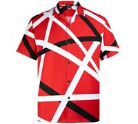 MIKENKO Funny Mens Hawaiian Shirts Short Sleeve Button Up Beach Summer Button Down Hawaiian Shirt for Men Big and Tall, Music Van, 5XL
