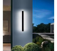 Mikeru 60cm Outdoor Wall Light, Cool White, IP65 Waterproof, Modern LED Vertical Long Wall Light for Patio, Garden, Balcony