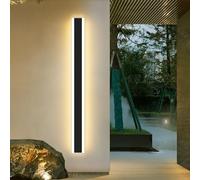 Mikeru 80CM Modern LED Wall Light - 28W 3000K Warm White Outdoor Mounted Lighting in Acrylic for Living Room, Garden, Garage, Courtyard