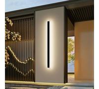 Mikeru Modern 80cm Outdoor Wall Light, 31W 1890lm Long Wall Light, 3000K Warm White Light, IP65 Waterproof Outdoor Porch Fixture, Suitable for Villas, Gardens, Courtyard