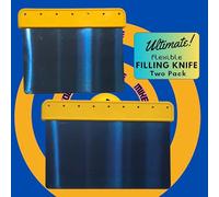 Mike's GT Large Body Filler Spreader Assortment 2 Pack - Coated Spring Steel, Rubber Grip - Precision Tools for Body Filler/Car Putty/Spreader/Scraper Application - (5" and 6" Sizes Included)