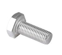 MIKFESPO 1/2/5pcs M12 M14 M16 Length 16-100MM Fine Threads Hex Head Screws Stainless Steel Hexagon Head Bolts(16mm,M12x1.0(1Pcs))