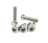 MIKFESPO 5/10/20/50pcs M5 M6 M8 A2 304 Stainless Torx Allen Bolts Socket Cap Screws Hex Head Bolts (Color : 40mm, Size : M5 10PCS)