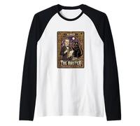 Mikhail Bulgakov The Master Tarot Card Black Cat Novelist Raglan Baseball Tee