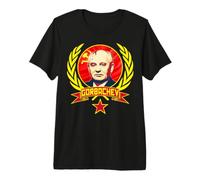 Mikhail Gorbachev Soviet Communism Propaganda Premium T-Shirt