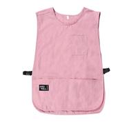 MIKI WELL Unisex Work Apron with 4 Pockets Vest Apron Waterproof Ultralight Chef Waiter Work Overalls, Pink, One Size Fits All