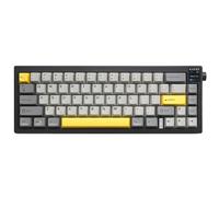 "MIKIBY AK650 Mechanical Keyboard with Smart Display & Knobs 65% Layout Wireless Gaming Keyboard BT/2.4G/USB-C Compatible, Hot Swappable PBT Key Cap, RGB Backlight, Windows & Mac Compatible (Black