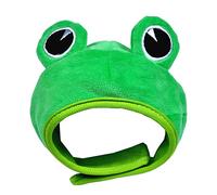 mikidoo Hat Pet Ear Warmer Cartoon Animal for Frog Party Costume Accessories Plush Headwear for Small Puppy
