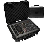 MiKiJoy4U Audio Samplers Hard Case for Roland SP-404MKII/ SP-404A/ SP-404SX/ SP-404 Hard Shell Carrying Storage Case Equipped with Comfort Handle with Customizable Foam