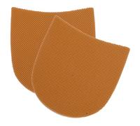 Mikikit 1 Pair Shoe Heel Repair Patch Rubber Boot Patch for Comfortable Wear and Antislip Protection Khaki Non Slip Boots Sole Protector for Trainer Heel Repair and Noise Stopper