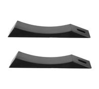 Mikikit 1 Pair Silicone Barbell Mat Pad for Deadlift with High Elasticity and Strong Load-bearing Capacity Non-skid Barbell Pads for Power-lifting and Home Gym Use