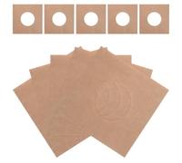 Mikikit 10 Pcs Inch Vinyl Record Storage Sleeves Made of Kraft Paper Right-Angle Design, Snug and Secure Fit, Prevents Moisture Buildup for Safe Vinyl Record Protection and Transport