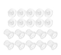 Mikikit 10 Set Acrylic Decorative Push Pins with High Transparency for Wall Hanging and Furniture Accessory, Versatile Use for DIY Headboard and Office Mounting
