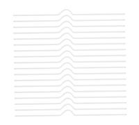 Mikikit 100Pcs 20Cm White Iron Calendar Hooks Double Wire Binding Design for Easy Page Flipping Strong Hanging Hooks for Calendars Banners and Posters