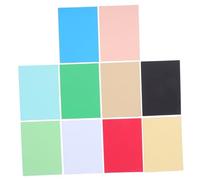 Mikikit 100pcs Colorful Leather Texture Binding Covers Paper for Report Covers Drawing Invitations Professional Presentation for Adults and Students