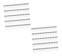 Mikikit 100pcs Passive Quartz Crystal Oscillators Resonators for Timing Circuits for Remote Controls Tvs and Electronic Devices