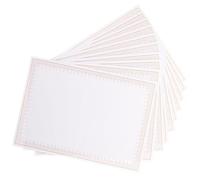 Mikikit 10pcs A4 Certificate Paper Writable Blank Paper Core with Custom Text Space White Material Rounded Corners for Printing Class Awards and Diplomas