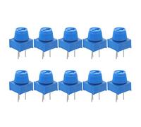 Mikikit 10pcs Adjustable Trimmer Potentiometer Pin Resistor for Breadboard Prototyping Knob Design