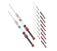 Mikikit 10pcs Fountain Pen Ink Converter with Precision Liquid Dispensing Needles Stainless Steel and Plastic Ink Refill Gadget for Calligraphy Enthusiasts and Writing Lovers Portable and