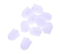Mikikit 10pcs Heavy Duty Toilet Brush Replacement Heads Stiff Plastic Bristle Refills for Deep Bathroom Cleaning Fit Toilet Bowl Brush Scrub Heads and Easy to Install