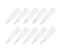 Mikikit 10pcs Liquid Vial Tips for 2ml Ampoules Finger Protection, Portable TPE Ampule Opener Caps, Prevents Glass Splinter Injury, for Laboratories and Hospitals