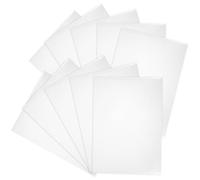Mikikit 10pcs Pp File Holder Sleeves Document Protectors Simple Document Folders for Organizing and Taking Files, Sturdy and Not Easy to Break, for Office Workers and Students