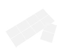 Mikikit 10pcs White Light Diffuser Film Adhesive Soft LED Light Diffuser Plastic Sheets for Home and Ceiling Applications 50um Thick for Glare Reduction and Eyesight Protection