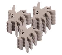 Mikikit 10pcs Wood Game Piece Tokens Chess Pieces Wood Special Shape Design for Chessboard Logical Thinking Practice
