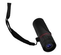 Mikikit 10x25 Pocket Monocular Telescope Lightweight Sturdy Optical Scope for Navigation Bird-Watching Black