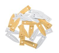 Mikikit 12Pairs Zinc Copper Electrodes for Fruit Battery Experiment Kit High Conductivity Anode Strips for Electroplating Portable Stem Science Kit for Middle and Elementary School Physics