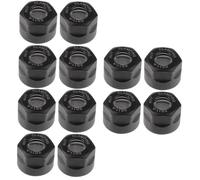 Mikikit 12pcs Collet Clamping Nut Router Bit Holder Nut Chrome Power Tool Accessories