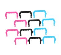 Mikikit 12Pcs Detachable Plastic Handles for Pet Cages Lightweight and Durable Easy to Clean Birdcage and Rabbit Crate Lift Handles for Indoor and Outdoor Use