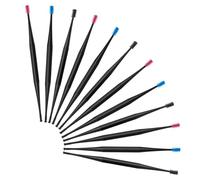 Mikikit 12pcs Double-Sided Silicone Earwax Removal Kit Flexible Spiral Ear Cleaner Tools Safe Ear Picker for Home Use and Sensitive Portable Wax Cleaning Set