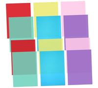 Mikikit 12pcs Film Sheets Light Filters Diffuser Gels for Lighting Photography