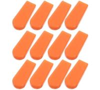 Mikikit 12pcs Orange Rubber Claw Sleeves for Mini Vending Machines Non-slip Claw Machine Replacement Parts Accessories for Game Repair and Play