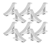 Mikikit 12pcs Refrigerator Shelf Clips Freezer Shelf Supports Brackets Replacement Buckles for Stable Cooler Shelving and Fridge Rack Accessories