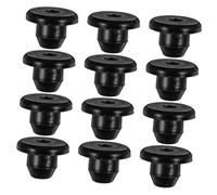 Mikikit 12pcs Rubber Plugs Jack Plug Oil Seal Floor Jack Fill Rubber Hydraulic for Car Repair and Construction Sites