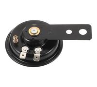 Mikikit 12v 1.5a Motorcycle Horn Loud Replacement Iron Sturdy Waterproof round Horn Convenient to Store Comfortable User Experience for Atv Motorbike