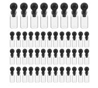 Mikikit 150pcs 0.5ml Glass Perfume Sample Vial Set with Ball Stoppers, Mini Refillable Bottles for Essential Oils and Fragrance, High Transparency and Versatile Sampling the Go