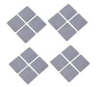 Mikikit 16pcs Skid Washer Foot Pads Mats for Washing Machines Non- Cushions to Prevent Walking and Shaking Easy Installation