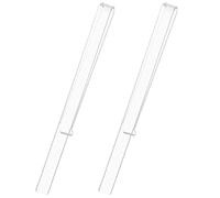 Mikikit 1pair Clear Acrylic Music Stand Clips Transparent Sheet Music Page Holders Compact for Musicians Practical Portable Design