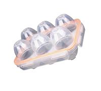 Mikikit 1pc Portable Storage Box for Outdoor Camping Lightweight Eggs Organizer for Picnics Holds Stable Design for Safe Transportation